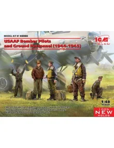 USAAF Bomber Pilots and Ground Personnel (1944-1945) (100% new mold...