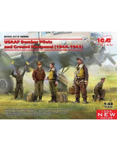 USAAF Bomber Pilots and Ground Personnel (1944-1945) (100% new mold...