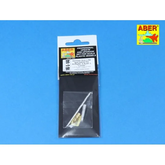 German 2 cm L/65 gun barrel for Pz.Kpfw. II Ausf. L Luchs, 1/16 - A...