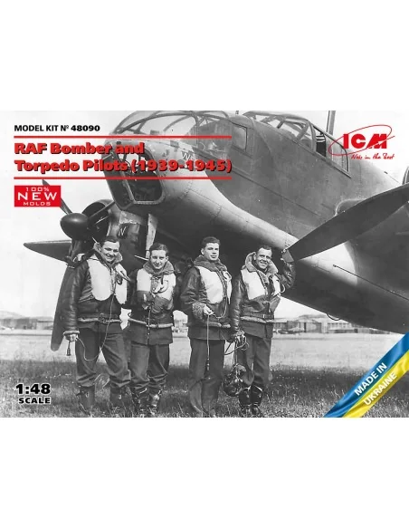 RAF Bomber and Torpedo Pilots (1939-1945) (100% new molds), 1/48 - ...