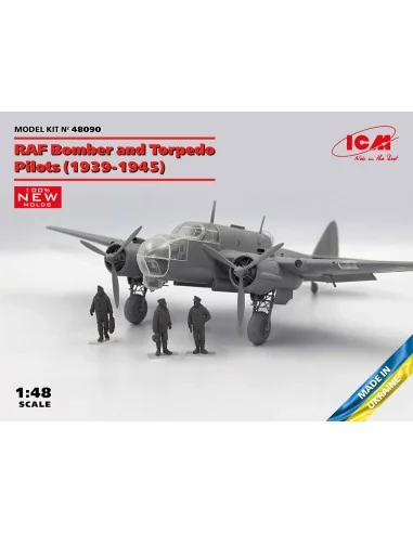 RAF Bomber and Torpedo Pilots (1939-1945) (100% new molds), 1/48 - ...