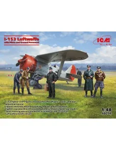I-153 with Luftwaffe Pilots and Ground Personnel, 1/48 - ICM 48094