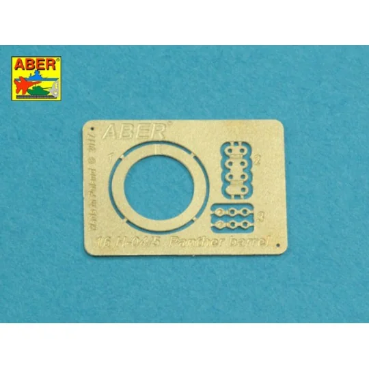 Muzzle brake for German 7, 5cm barrel used on Sd.Kfz. 171 Panther, ...