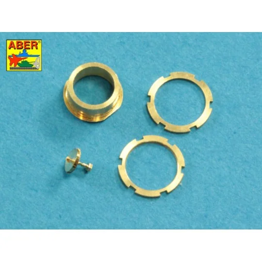 Muzzle brake for German 7,5cm barrel used on Sd.Kfz. 171 Panther, A...