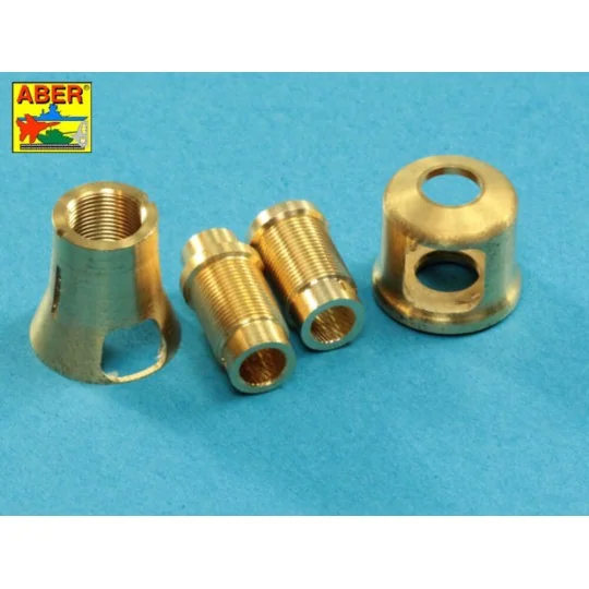 Muzzle brake for German 7,5cm barrel used on Sd.Kfz. 171 Panther, A...