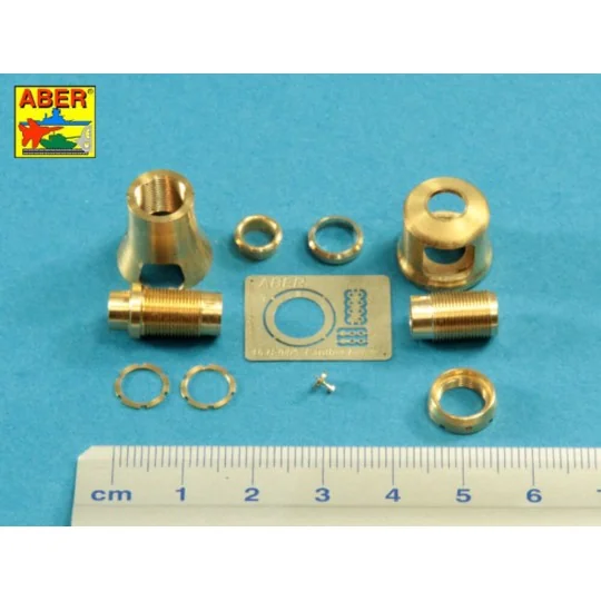 Muzzle brake for German 7, 5cm barrel used on Sd.Kfz. 171 Panther, ...