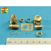 Muzzle brake for German 7, 5cm barrel used on Sd.Kfz. 171 Panther, ...