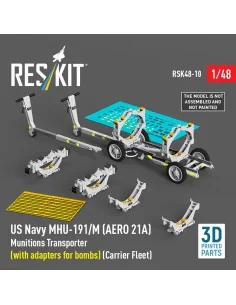 US NAVY MHU-191/M (AERO 21A) Munitions Transporter (with adapters f...