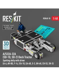A/S32A-32A (SD-1D, SD-2) Deck Tractor Spotting dolly with driver (A...