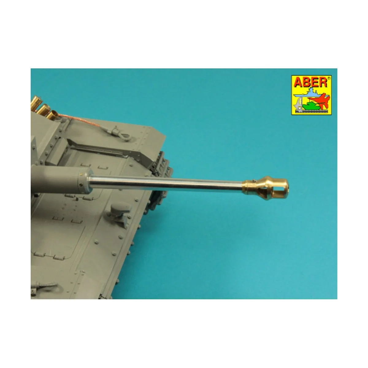 Early muzzle brake for 7, 5cm barrel Pz. IV, Ausf. G, 1/16 - Aber M... Early muzzle brake for 7, 5cm barrel Pz. IV, Ausf. G, 1/16 - Aber M...