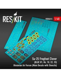 Su-25 Frogfoot Clover (BLUE 01, 04, 10, 22, 33) Ukrainian Air Force...