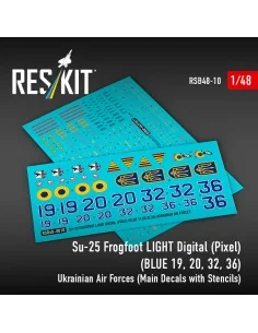 Su-25 Frogfoot LIGHT Digital (Pixel) (BLUE 19, 20, 32, 36) Ukrainia...