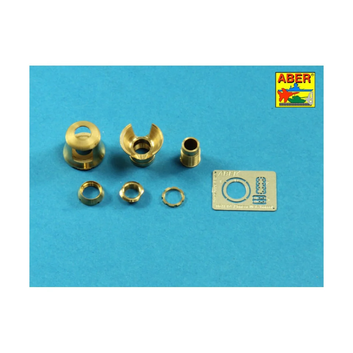 Early muzzle brake for 7, 5cm barrel Pz. IV, Ausf. G, 1/16 - Aber M... Early muzzle brake for 7, 5cm barrel Pz. IV, Ausf. G, 1/16 - Aber M...