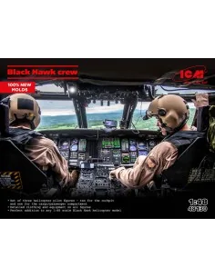 Black Hawk crew (3 figures) (100% new moulds), 1/48 - ICM 48130