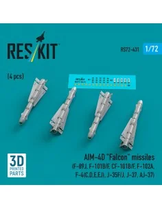 AIM-4D Falcon missiles (4 pcs) (F-89J, F-101B/F, CF-101B/F, F-102A,... 2