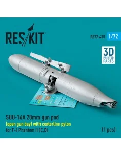 SUU-16A 20mm gun pod (open gun bay) with centerline pylon for F-4 P... 2