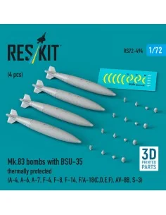 Mk.83 bombs with BSU-35 thermally protected (4 pcs) (A-4, A-6, A-7,...