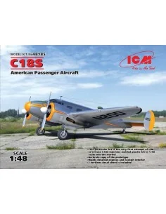 C18S, American Passenger Aircraft, 1/48 - ICM 48185