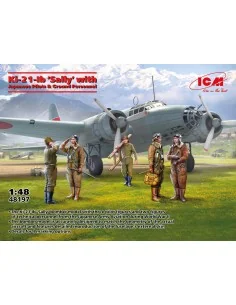 Ki-21-Ib 'Sally' with Japanese Pilots and Ground Personnel, 1/48 - ...