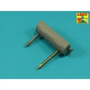 Set of 2 barrels for guns MG13 (long) used in German light tank Pz....