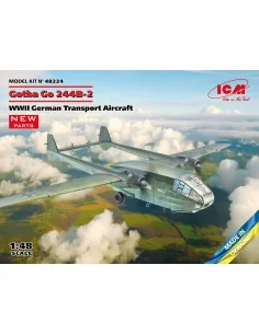 Gotha Go 244B-2, WWII German Transport Aircraft, 1/48 - ICM 48224