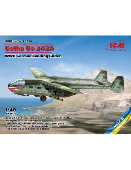 [NO_DESC] Gotha Go 242A, WWII German Landing Glider, 1/48 - ICM 48226