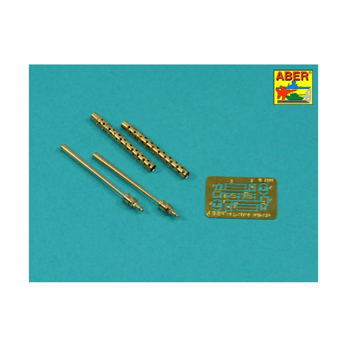 Set of 2 barrels for guns MG13 (long) used in German light tank Pz....