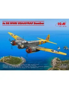 [NO_DESC] Ju 88 WWII USAAF/RAF Bomber, 1/48 - ICM 48227