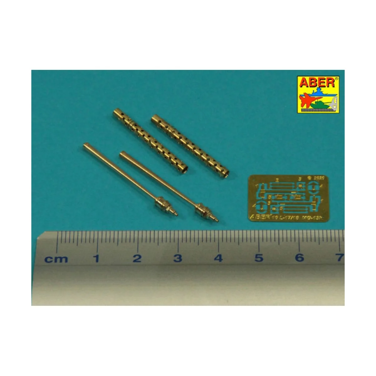 Set of 2 barrels for guns MG13 (long) used in German light tank Pz....