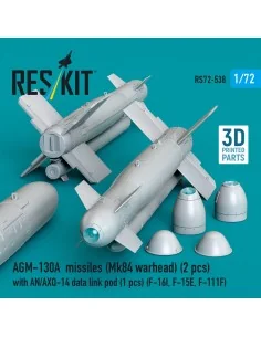 AGM-130A missiles (Mk84 warhead) (2 pcs) with AN/AXQ-14 data link p... 2