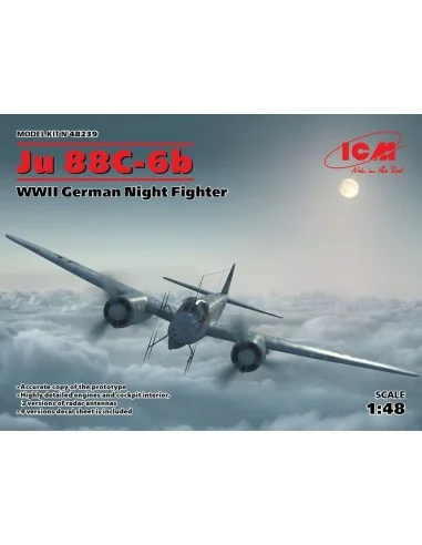 Ju 88C-6b, WWII German Night Fighter, 1/48 - ICM 48239