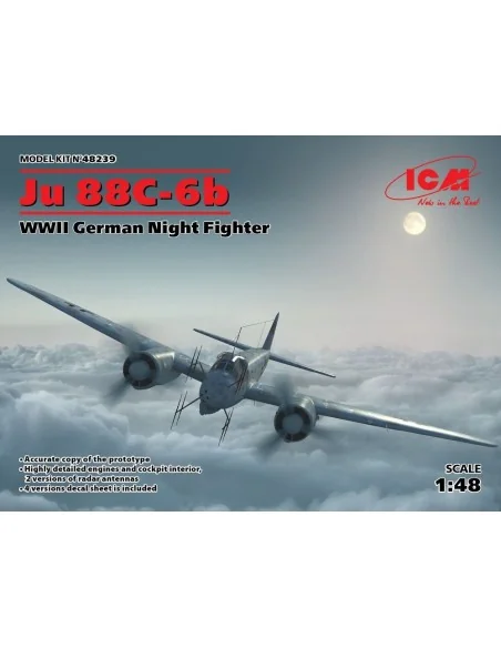 [NO_DESC] Ju 88C-6b, WWII German Night Fighter, 1/48 - ICM 48239