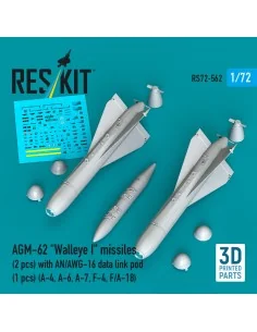 AGM-62 Walleye I missiles (2 pcs) with AN/AWG-16 data link pod (1 p...