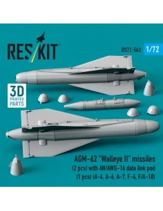AGM-62 Walleye II missiles (2 pcs) with AN/AWG-16 data link pod (1 ... 2