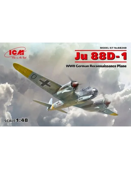 [NO_DESC] Ju 88D-1, WWII German ReconnaissancePlane, 1/48 - ICM 48240