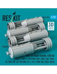 Mk-54 Depth bombs (350 lb) (4 pcs) (PB4Y-1, PB4Y-2, PBY/PBN, PB2Y, ... 2