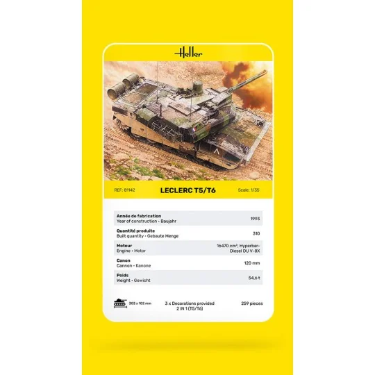 Leclerc T5/T6 - Heller 81142