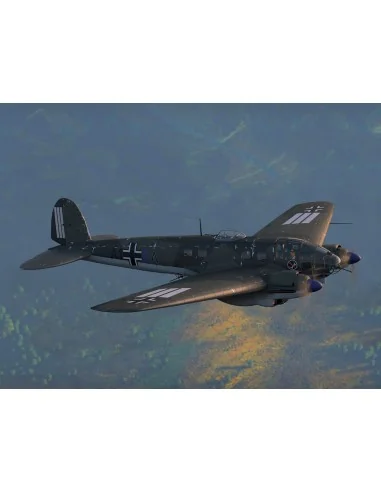He 111H-3 WWII German Bomber (100% new molds), 1/48 - ICM 48261