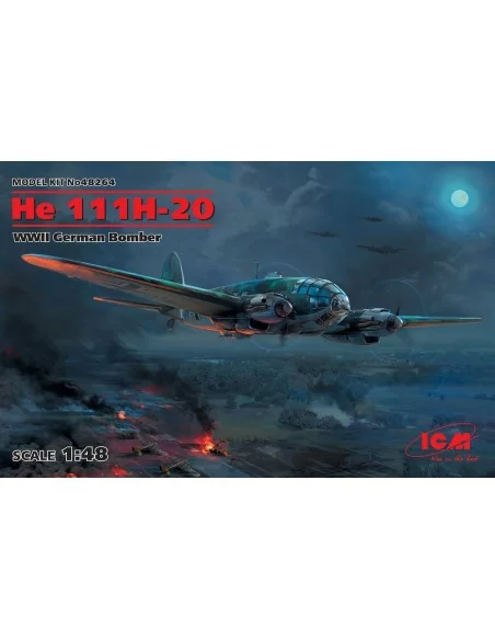 [NO_DESC] He 111H-20, WWII German Bomber, 1/48 - ICM 48264