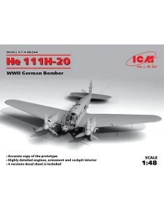 He 111H-20, WWII German Bomber, 1/48 - ICM 48264 2