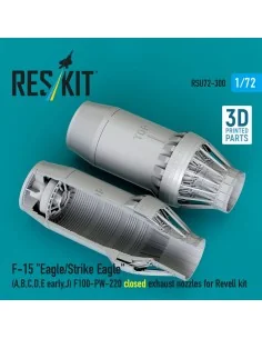 F?15 Eagle/Strike Eagle (A, B, C, D, E early, J) F100-PW-220 closed...