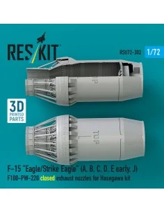 F?15 Eagle/Strike Eagle (A, B, C, D, E early, J) F100-PW-220 closed... 2