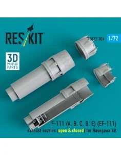 F-111 (A, B, C, D, E) (EF-111) exhaust nozzles (open & closed) for ... 2
