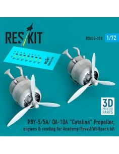 PBY-5/5A/ OA-10A Catalina Propeller, engines & cowling for Academy/...