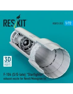 F-104 (S/G-late) Starfighter exhaust nozzle for Revell/Monogram kit...
