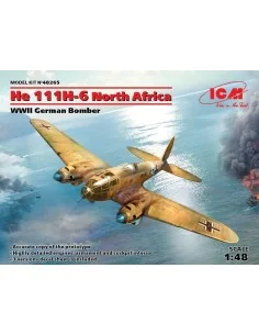 He 111H-6 North Africa, WWII German Bombe Limited, 1/48 - ICM 48265