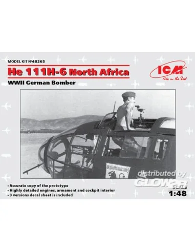 [NO_DESC] He 111H-6 North Africa, WWII German Bombe Limited, 1/48 -...