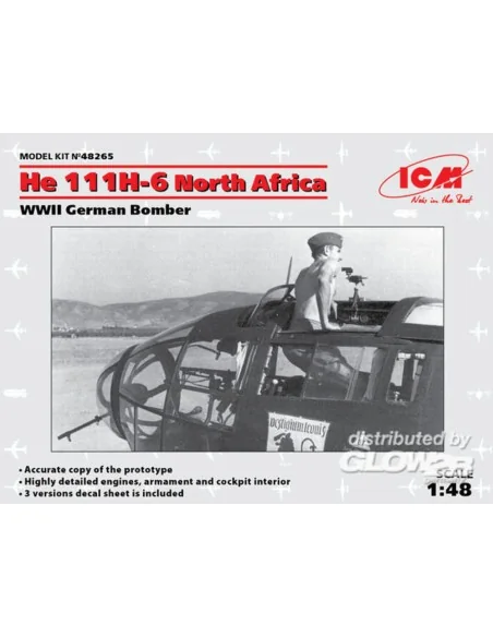 [NO_DESC] He 111H-6 North Africa, WWII German Bombe Limited, 1/48 -...