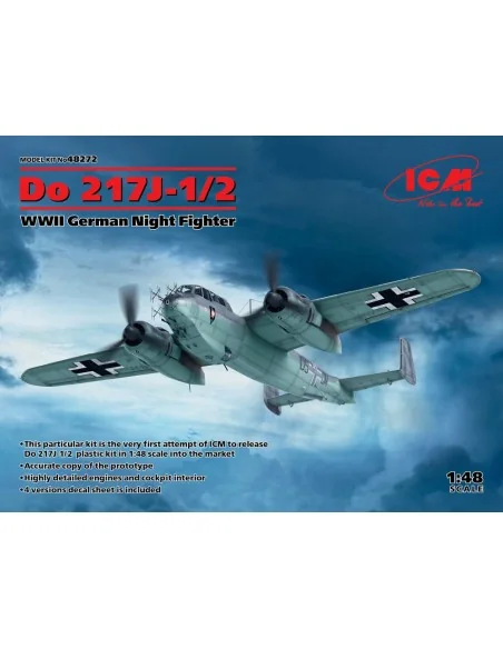 Do 217J-1/2, WWII German Night Fighter, 1/48 - ICM 48272