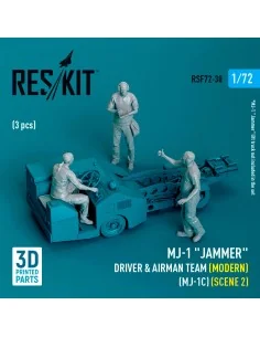 MJ-1 Jammer Driver & airman team (Modern) (MJ-1C) (scene 2) (3 pcs)...